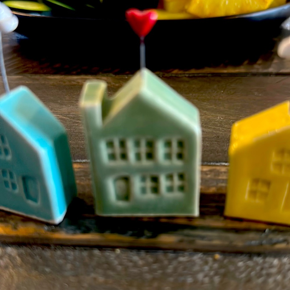 Tiny House HeartsEach house is individually made and one of a kind.Gift & Gather